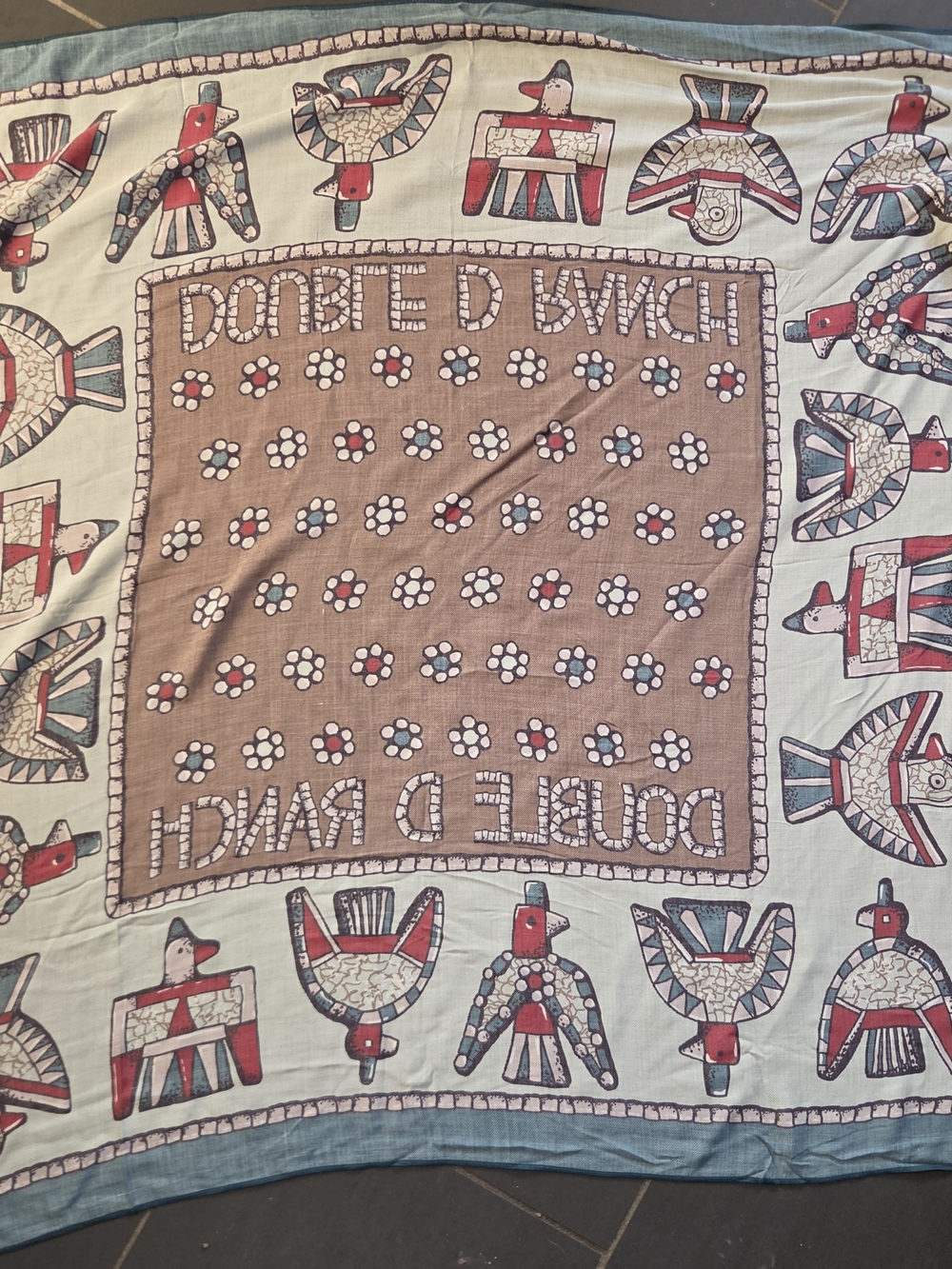 Double D Ranch 'Peyote Bird' Scarf From 2021 Grand Canyon Collection - Picture 2 of 2